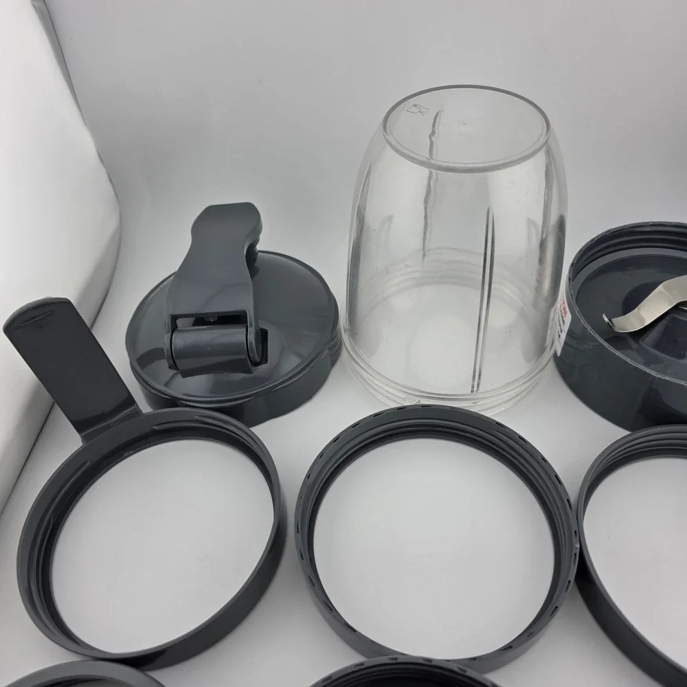 Nutribullet 9 Piece‎ Replacement Parts Set for 600W 900W Models Cup Lids Blade